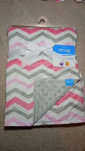 Manta bebê menina Clingo