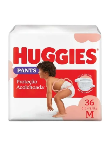 Fraldas Huggies shortinho 