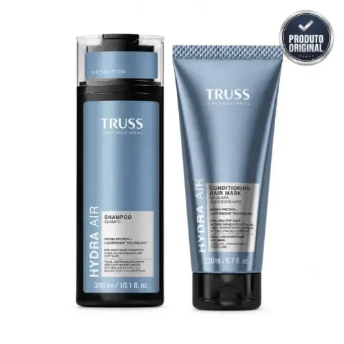 Kit TRUSS Hydra Air - Shampoo 300ml + CondMask Máscara Condicionante 200ml