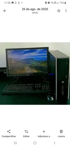 Computador  HP i3 da 2 geração,  4gb de memória,  HD 500gb , Windows 11 + pacote Office 