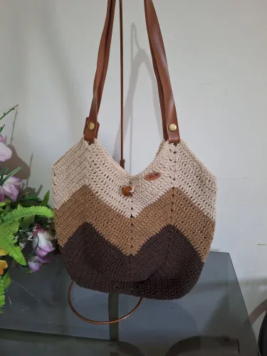 Bolsa croche artesanal