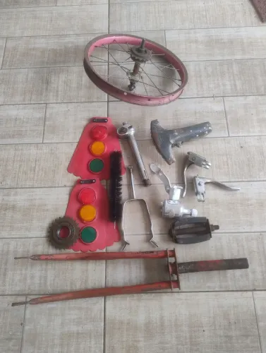 peças antigas usadas bicicleta relíquias