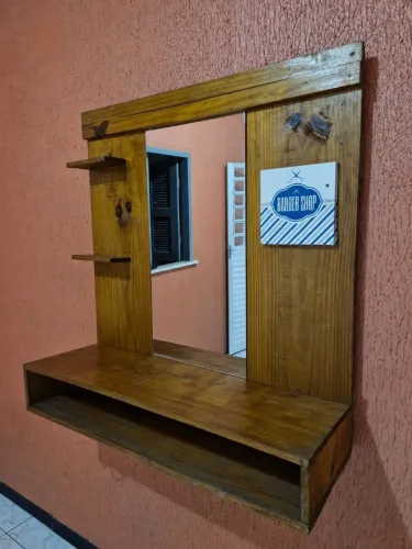 Bancada para barbearia