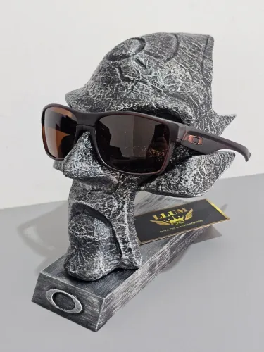 Óculos de sol Masculino Oakl Two face Marrom Polarizado 