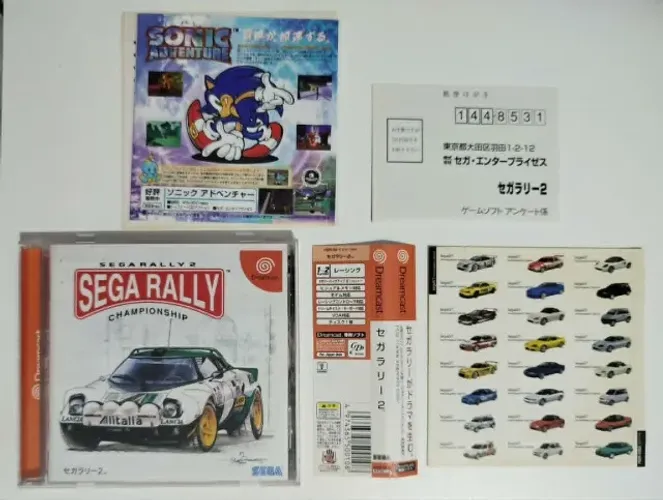 Jogo Sega Rally 2 Championship Dreamcast Japonês Completo