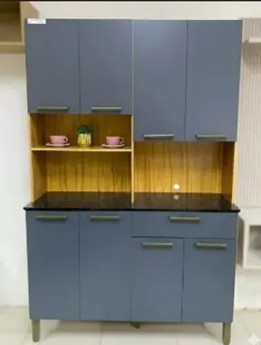 Organização e Elegância na Sua Cozinha:Modelo Tannat 8 Portas 100% MDF - Barateiro Virtual