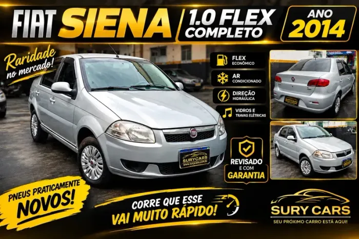 Fiat Siena EL 1.0 MPI Fire Flex 8V 4P 2014