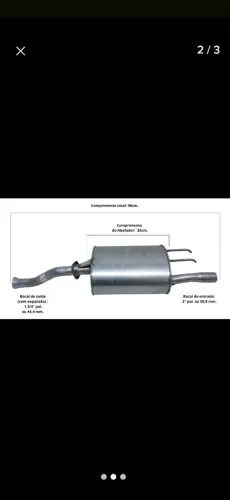 silencioso para honda new civic 350,00