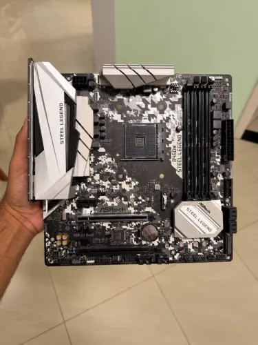 Placa mãe B450M STEEL LEGEND