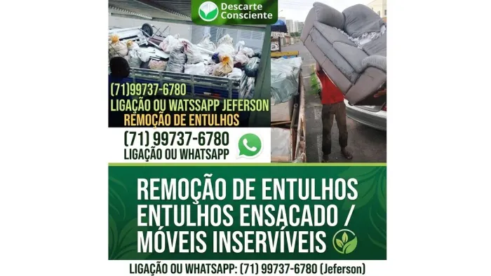 Entulhos, retiramos entulhos ensacado