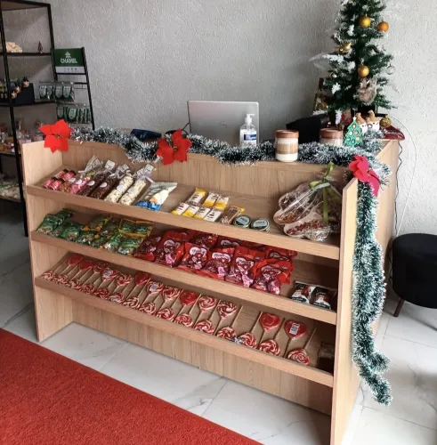 MÓVEL MDF - BALCÃO CAIXA EM L
