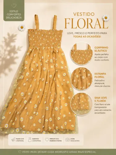 Vestido Florido 