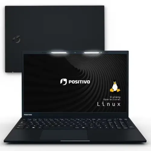 Notebook Positivo Vision i3-N300 8GB 256GB 15 pol,  Linux, Novo, Lacrado