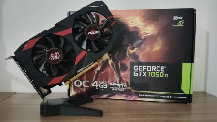 Vendo - Placa de Vídeo Geforce GTX 1050Ti Asus Cerberus OC 4Gb