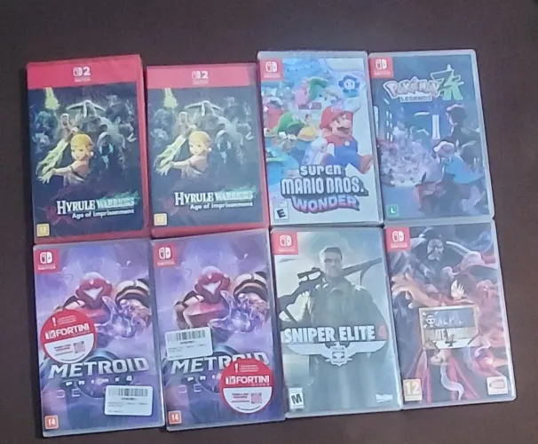 Jogos Nintendo switch ver valores 