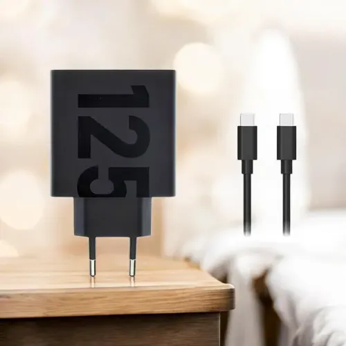 Carregador Turbo 125W - Carregamento Rápido para Celular