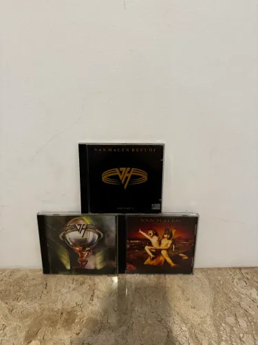 CD: Van Hallen The Best Of + Balance + 5150 Kit Com 3 - Excelente Estado De Colecionador