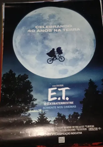 Cartaz do filme E.T especial de aniversário