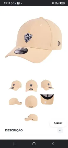 Boné galo new era fechado.