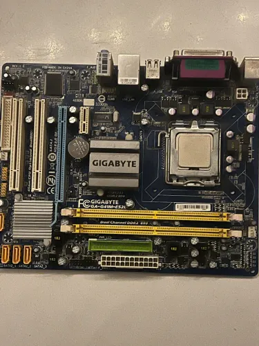 Placa mae com processador intel pentium e5400 2.7ghz  dual core 