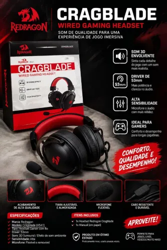 Redset red dragon. Fone Novo!!