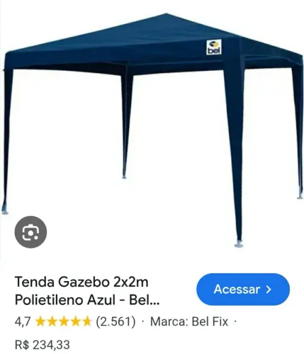 Tenda gazebo 2x2 bel ler descrição