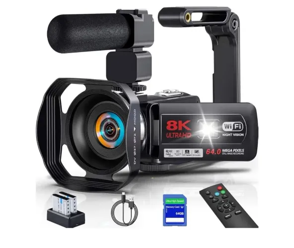 Câmera de vídeo digital kit completo
