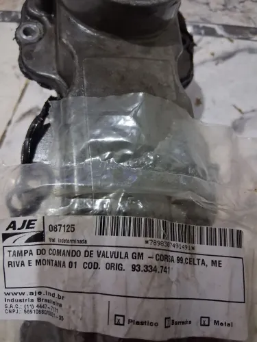 Tampa de alumínio do comando de válvulas Corsa Celta Zafira Meriva Montana