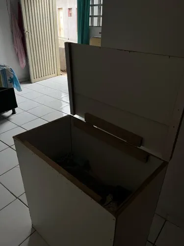 Baú MDF NAVAL branco
