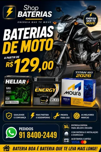 Baterias Moto?