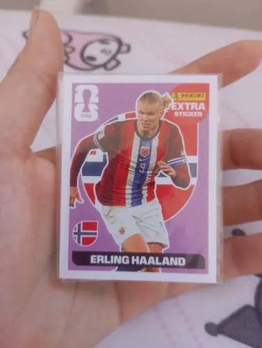 Extra sticker haaland roxa