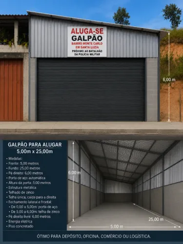 Galpão Aluga-se ou vendo