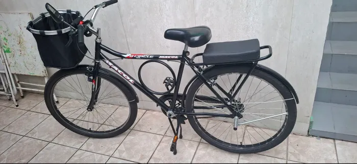 Bicicleta aro 26 barra circular
