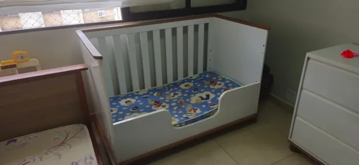 Berço Infantil Somniare 2 em 1 - Modelo LM 2112