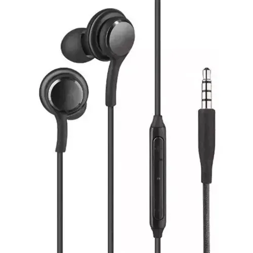 Fone de Ouvido In-ear H'maston EJ-S8 Preto Com Microfone