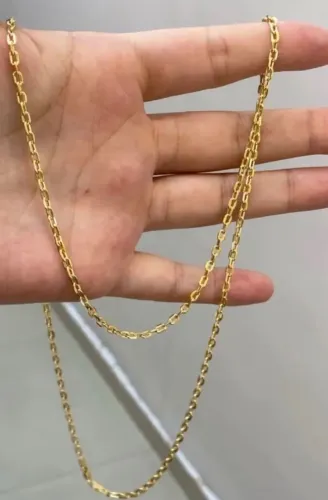 Corrente de ouro 18k 750 oca pesando 5.2g (nova)