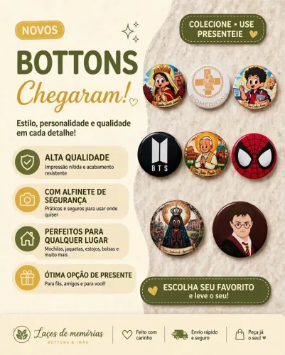 BOTTONS PERSONALIZADOS