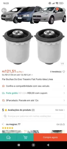 PEÇAS PUNTO 2011/12 PARA VENDER