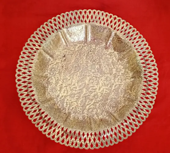Centro de mesa rendado vintage 