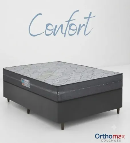 Conjunto Base com Colchão D45 De Casal Novo!