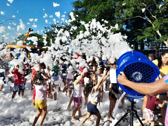 Canhão de Espuma Recreação Festas e Aniversários