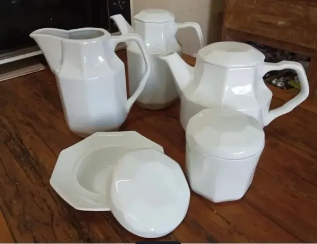 Jogo de chá porcelana Schimidt