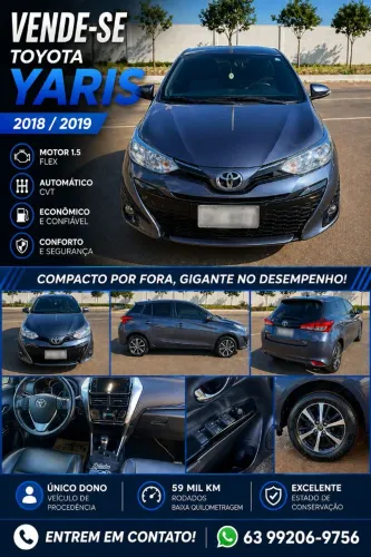 Toyota Yaris XS 1.5 Flex 16V 5P Aut. 2019