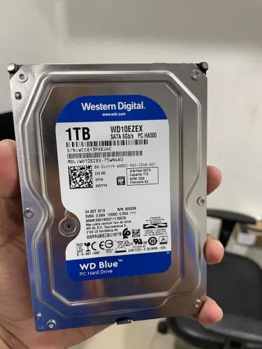 Vendo HD 1Tera usado em bom estado!