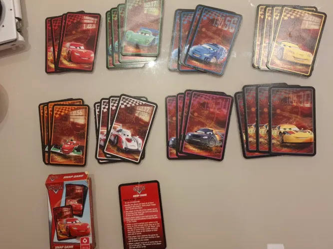 Jogo de cartas Snap - Carros, Disney / Pixar - 32 cartas