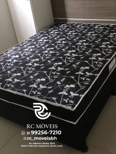 Cama Box Casal OrthoBox com Colchão de Molas Ensacadas Premium