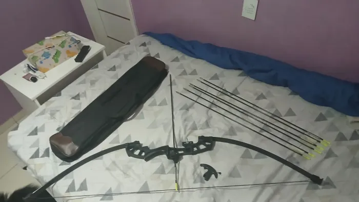 Arco recuvo profissional 50lbs com fibra de vidro 