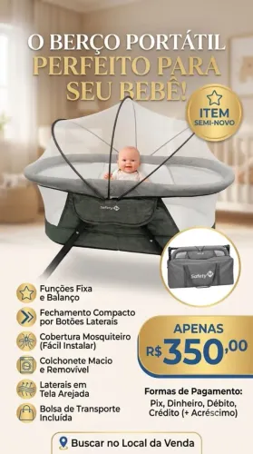 Berço Portátil Safety 1st