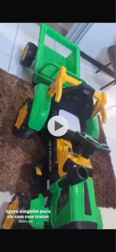 Trator elétrico infantil
