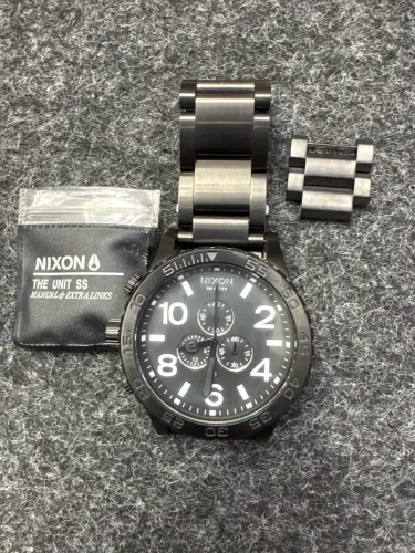 Relógio Nixon 51-30 Chrono All Black - Original - Estado de Novo